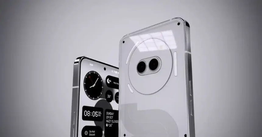 An unofficial image of the Nothing phone 2a before its launch
