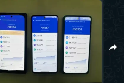 An image showing alleged Antutu score of the upcoming Nothing phone (2a)