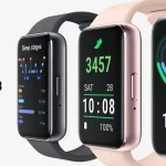 Samsung Galaxy Fit 3 official with Fall Detection and Emergency SOS The official promotional image of Samsung Galaxy Fit 2 fitness tracker with Fall Detection and Emergency SOS