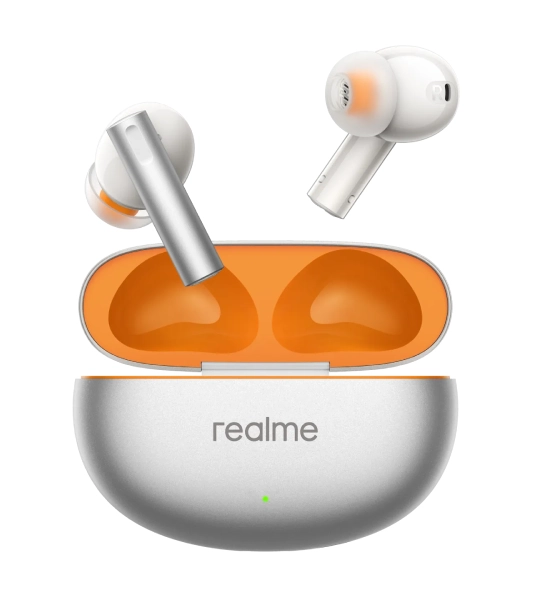 Realme Buds Air 6 and Air 6 Pro arrive with 50dB ANC, LDAC support, and 40 hours of playback Realme Buds Air 6 Orange