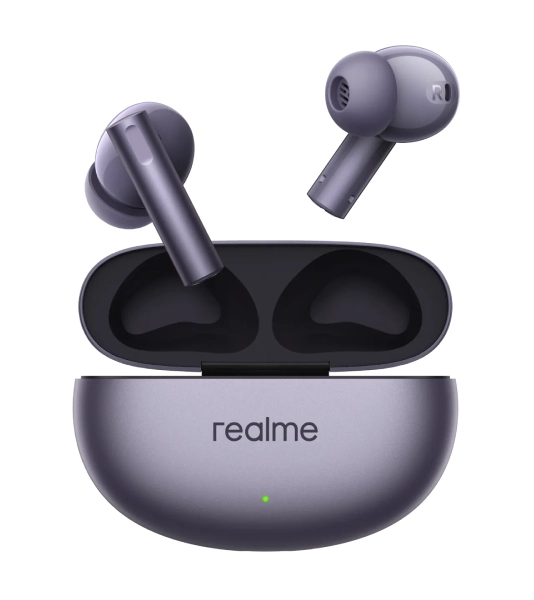 Realme Buds Air 6 and Air 6 Pro arrive with 50dB ANC, LDAC support, and 40 hours of playback Realme Buds Air 6 Purple