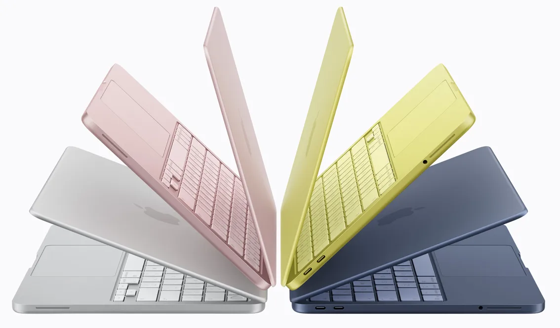 Apple MacBook Neo  is available in 5 Color Options
